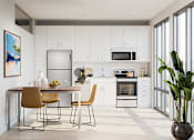 Thumbnail 12 of 48 - Fully Equipped Eat In Kitchen at Link Apartments® Montford, North Carolina