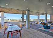 Thumbnail 19 of 48 - Rooftop Terrace Seating at Link Apartments® Montford, Charlotte, NC, 28209