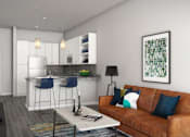Thumbnail 13 of 48 - One Bedroom Living Spaceat Link Apartments® Montford, Charlotte, North Carolina