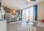 Thumbnail 9 of 24 - Modern Living Room at Link Apartments® West End, South Carolina, 29601