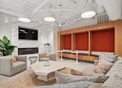 Thumbnail 42 of 48 - Living Area With TV at Link Apartments® Montford, North Carolina