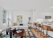 Thumbnail 5 of 39 - Living And Kitchen View at Link Apartments® QPN, Long Island City, 11101