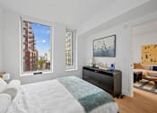 Thumbnail 4 of 39 - Bedroom With TV at Link Apartments® QPN, Long Island City
