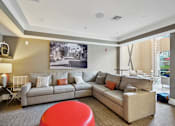 Thumbnail 22 of 28 - Modern Living Room at Link Apartments® Brookstown, Winston Salem