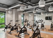 Thumbnail 34 of 48 - Peloton Bikes at Link Apartments® Montford, Charlotte