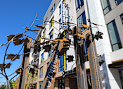 Thumbnail 30 of 32 - Creative Sculpture in Front of Link Apartments 4th Street, Winston-Salem, NC 27101