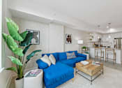 Thumbnail 3 of 32 - Living Area With Kitchen at Link Apartments® H Street, Washington, DC
