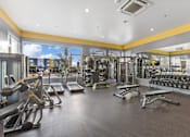 Thumbnail 6 of 24 - Modern fitness center at Parq Crossing