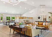 Thumbnail 1 of 24 - clubhouse with couches and chairs and a table