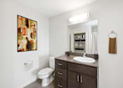 Thumbnail 7 of 19 - Bathroom vanity at Maddox Apartments
