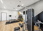 Thumbnail 13 of 18 - Modern fitness center at North Peak