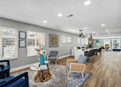 Thumbnail 20 of 23 - Lounge Area at The District Apartment Homes