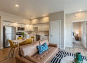 Thumbnail 5 of 24 - Living Room at Parq Crossing Apartments