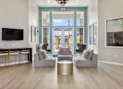 Thumbnail 20 of 28 - resident social lounge at Tribeca North Apartment Homes