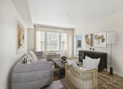 Thumbnail 2 of 19 - Living area at Maddox Apartments