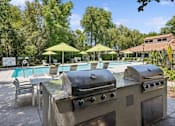 Thumbnail 12 of 23 - barbecue pavilion at The Lexington Apartment Homes