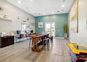 Thumbnail 19 of 28 - resident social lounge at Tribeca North Apartment Homes
