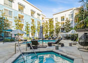 Thumbnail 11 of 20 - Pool and Relaxation at Enclave at Warner Center 6710 Variel Ave