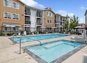 Thumbnail 12 of 24 - Sparkling pool at Hearth