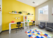 Thumbnail 15 of 24 - Living Room At Clubohuse at Mitchell Place Apartments, Murrieta, CA, 92562