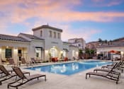 Thumbnail 13 of 24 - Relaxing Swimming Pool at Mitchell Place Apartments, CA