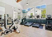 Thumbnail 16 of 27 - Fitness center at Thorncroft Farms Apartments