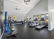 Thumbnail 14 of 23 - Fitness Center at The District Apartment Homes