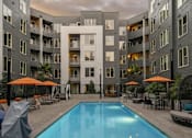 Thumbnail 12 of 28 - resort style pool at Capitol650