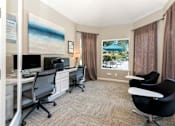 Thumbnail 14 of 32 - Business Center With Computers at Atwood Apartments, Citrus Heights, CA