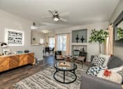 Thumbnail 1 of 13 - Modern Living Room at Somerfield at Lakeside Apartments, Elk Grove, California