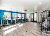 Thumbnail 9 of 13 - Fitness Center Cardio Equipment at Somerfield at Lakeside Apartments, California, 95758