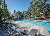 Thumbnail 22 of 32 - Sundeck With Relaxing Chairs at Atwood Apartments, California