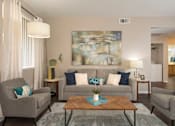 Thumbnail 5 of 32 - Modern Living Room at Atwood Apartments, Citrus Heights, CA