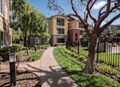 Thumbnail 17 of 19 - Safe Walking Paths In Courtyard at Sterling Village Apartment Homes, Vallejo