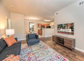 Thumbnail 4 of 19 - Comfortable Living Room at Sterling Village Apartment Homes, California, 94590