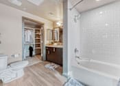 Thumbnail 22 of 29 - Shower at Centra Midtown Apartments