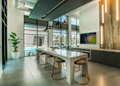 Thumbnail 15 of 25 - resident social lounge kitchen