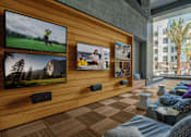 Thumbnail 18 of 25 - lounge area with tvs