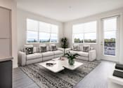 Thumbnail 11 of 31 - Furnished Living Room at The Herald Apartments