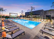 Thumbnail 1 of 31 - Twilight Pool at The Herald Apartments