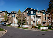 Thumbnail 10 of 16 - Fence Lined Street at Westview Heights Apartments, Oregon, 97229