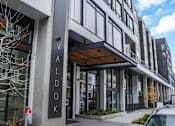 Thumbnail 25 of 26 - the facade of a building with a large sign that reads wardork
