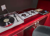 Thumbnail 17 of 24 - a record player on top of a desk