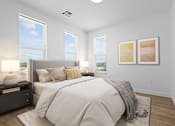 Thumbnail 13 of 16 - Bedroom with natural light at 36N Apartments, Oklahoma