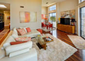 Thumbnail 2 of 64 - Apartment living room with large private balcony