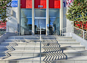 Thumbnail 5 of 25 - Entrance Staircase at Chateau La Fayette, Los Angeles