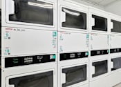 Thumbnail 27 of 35 - Row of white ovens at Oxnard Plaza, North Hollywood