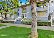 Thumbnail 15 of 19 - Lawn Area at Occidental Apartments, Los Angeles, CA