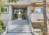 Thumbnail 1 of 6 - Front Door and Steps at Elmwood Gardens Apartments in Burbank, CA
