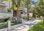 Thumbnail 3 of 6 - Walkway Near Front Entrance of Property at Elmwood Gardens Apartments in Burbank, CA